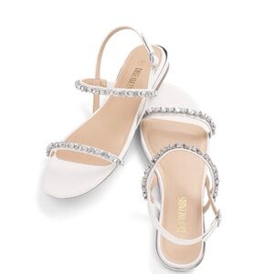 Dream Pairs White Sandals